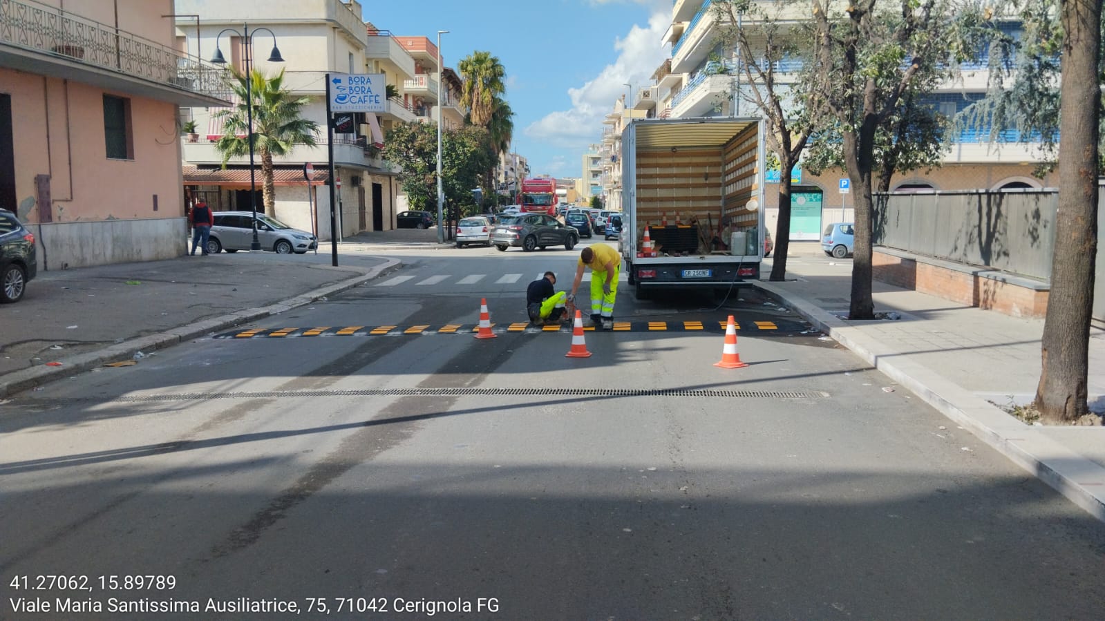 Continua l'installazione di dossi artificiali sulle strade di Cerignola 